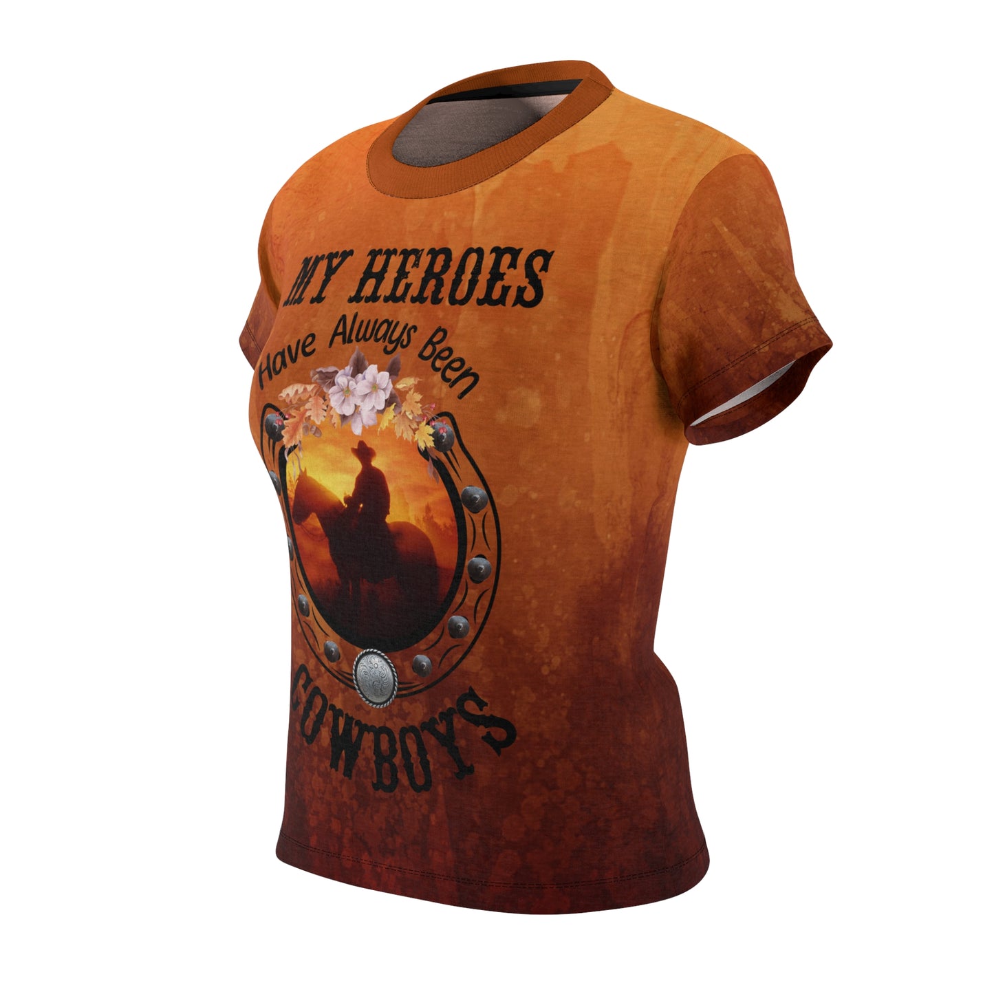 My Heroes Have Always Been Cowboys – ND Ranch Wife Signature Collection Tee