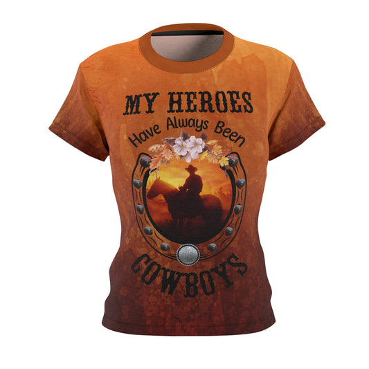 My Heroes Have Always Been Cowboys – ND Ranch Wife Signature Collection Tee