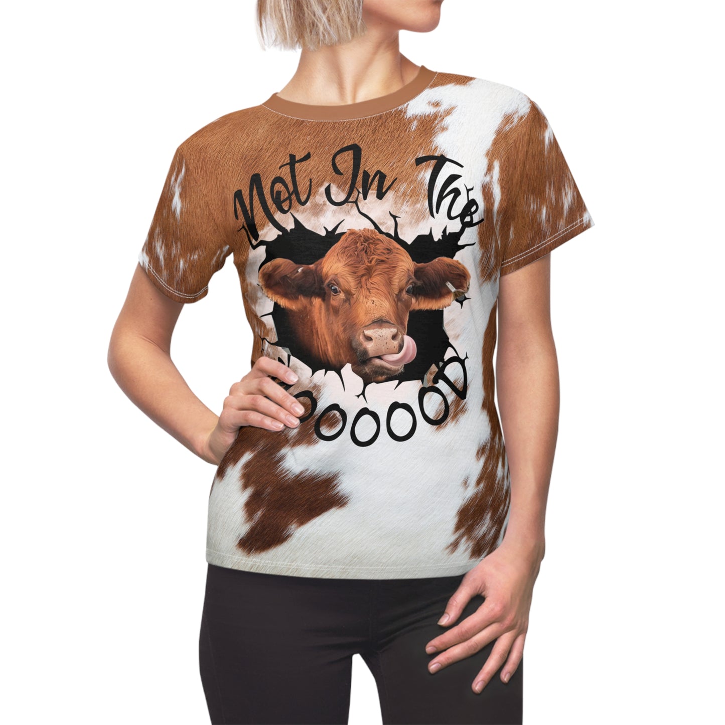 Not in the Mooood – ND Ranch Wife Signature Collection Tee