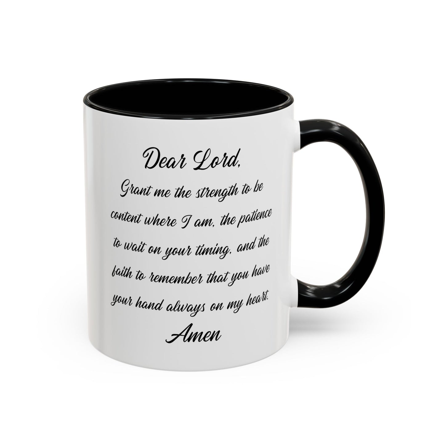 Mug - Exclusive NDRW 'Faith' Design with Prayer - 11, 15oz