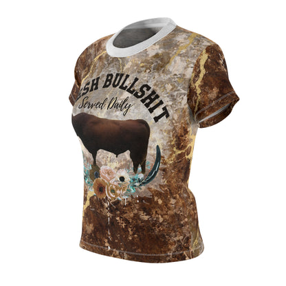 Fresh Bullshit Served Daily – ND Ranch Wife Signature Collection Tee