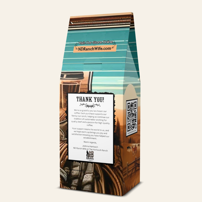 Outlaw’s Edge – Mushroom Coffee (Lion’s Mane & Chaga, Medium Roast, Smooth & Balanced) | ND Ranch Wife Coffee