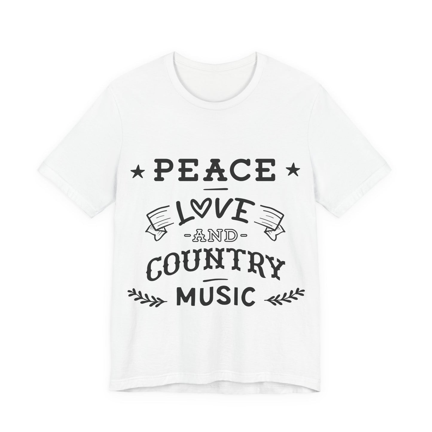 Peace Love and Country Music T-Shirt