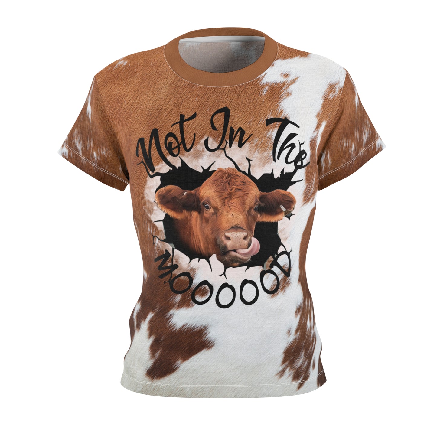 Not in the Mooood – ND Ranch Wife Signature Collection Tee