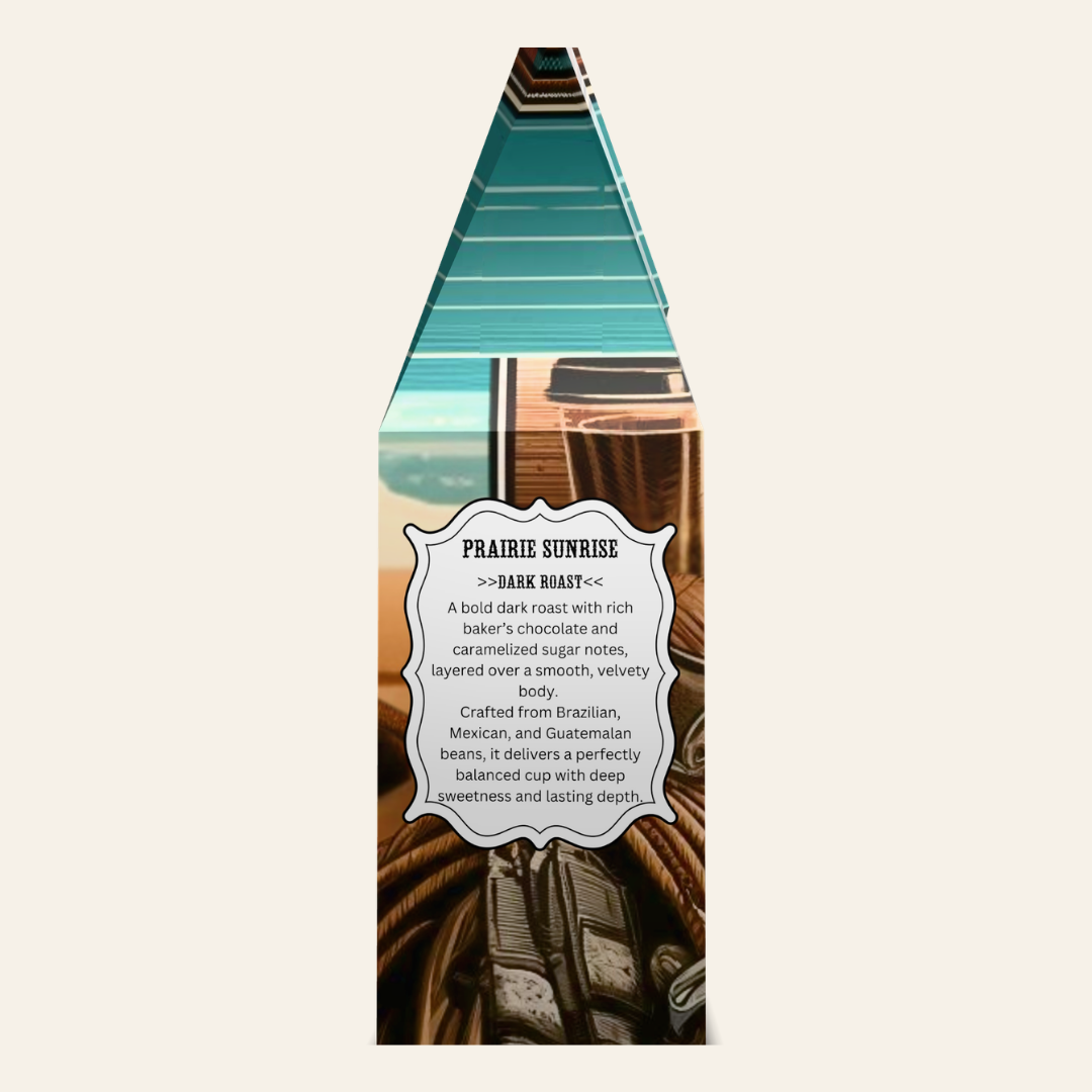 Prairie Sunrise – Low Acid Dark Roast Coffee (Smooth & Easy on the Stomach) | ND Ranch Wife Coffee