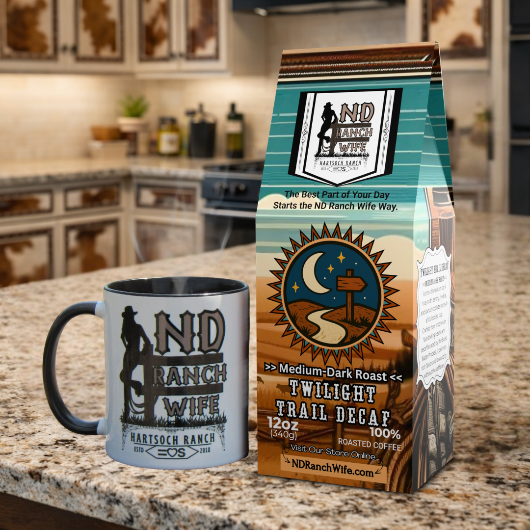 Twilight Trail Decaf – Smooth Decaf Coffee (Rich, Balanced & Low-Acid) | ND Ranch Wife Coffee