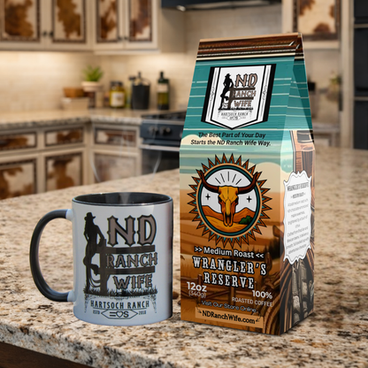 Wrangler’s Reserve – Premium Medium Roast Coffee (Smooth, Refined & Full-Flavored) | ND Ranch Wife Coffee
